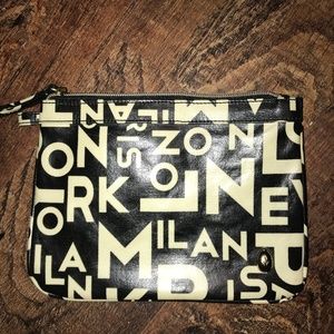 btL Cosmetic Bag with City Names - EUC